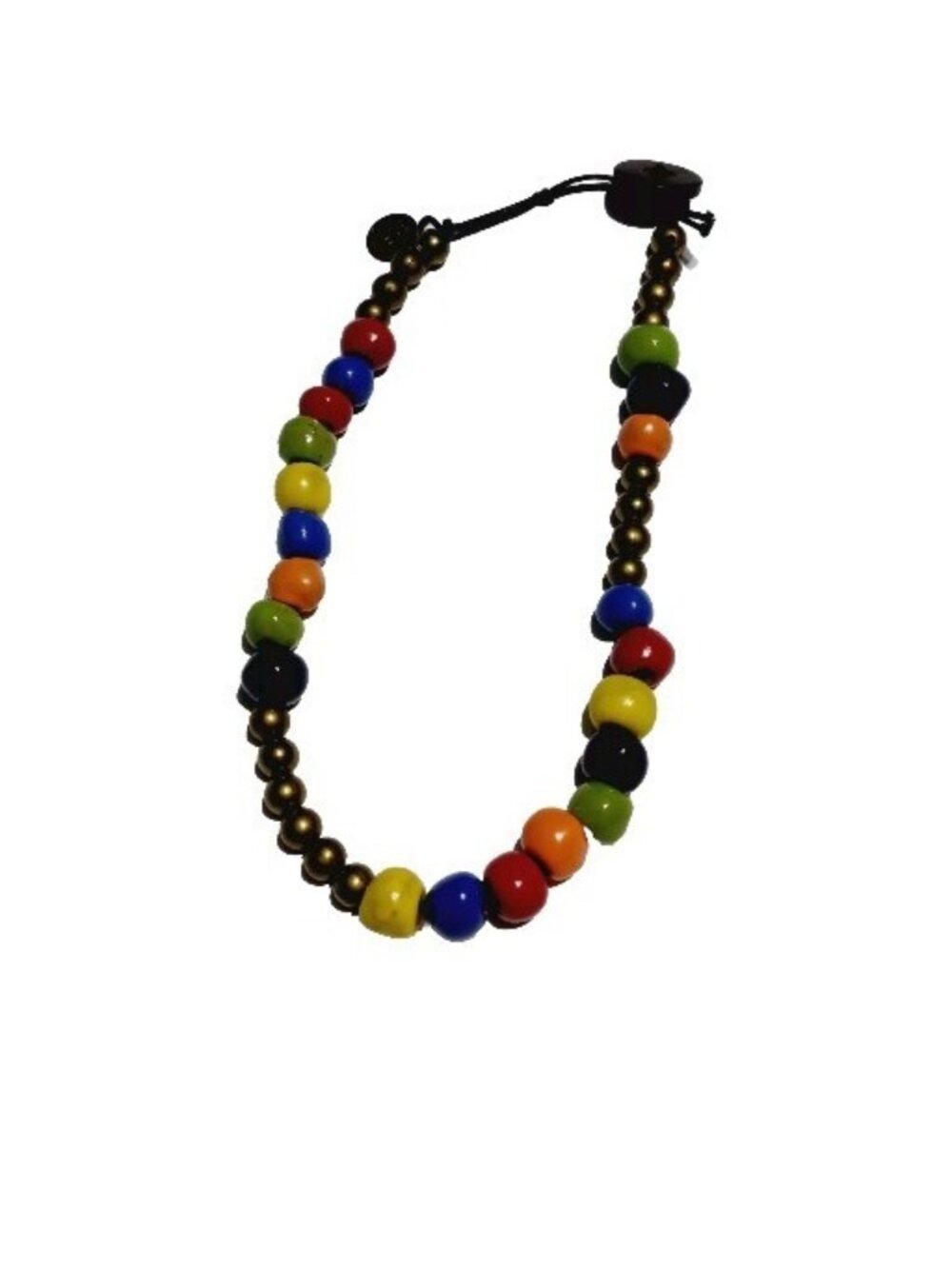 Goex Beaded Necklace Choker Multi-colored